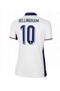 Engeland Jude Bellingham #10 Voetbaltruitje Thuis tenue Dames EK 2024 Korte Mouw